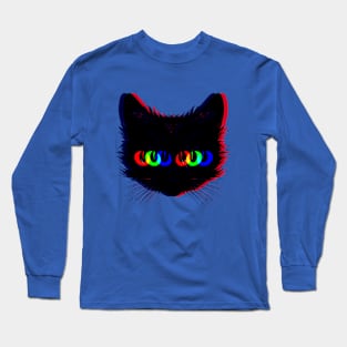 Trippy Cat Long Sleeve T-Shirt